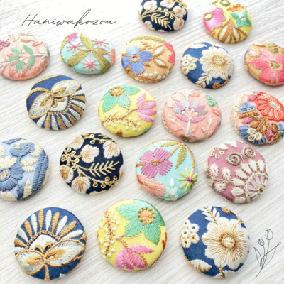 フランス刺繍ビンテージ.USAリボン2巻 永い